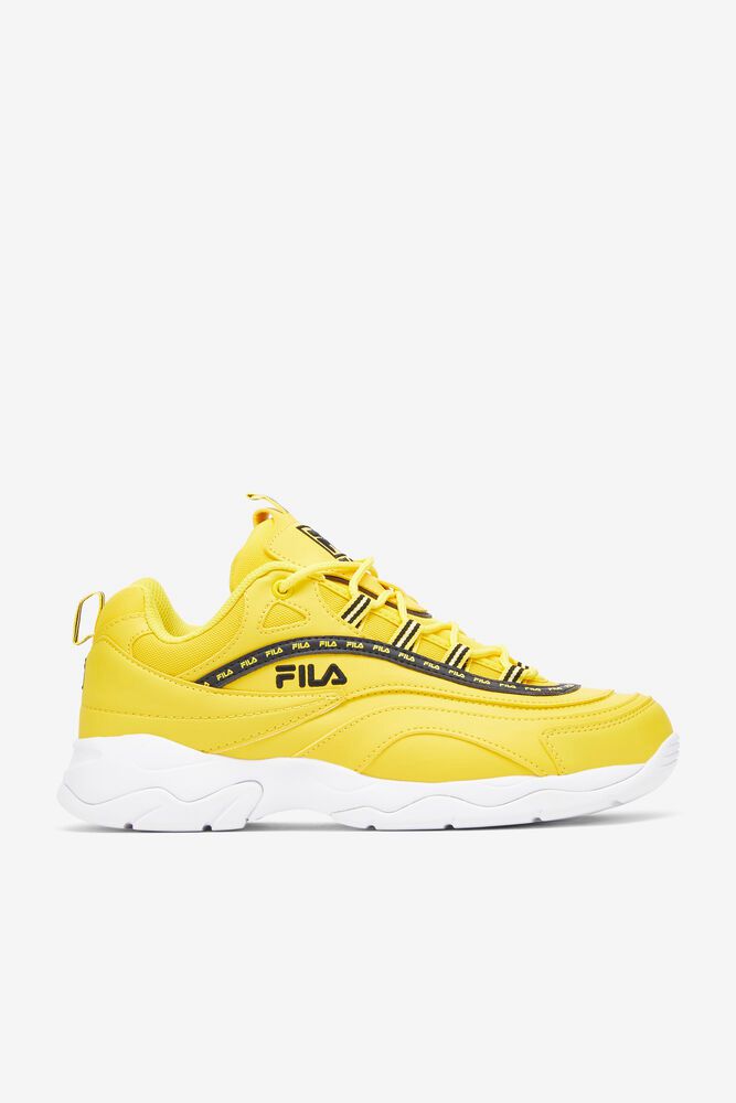 Fila Sneakers Ray Repeat Mens Yellow - India YEU-970325